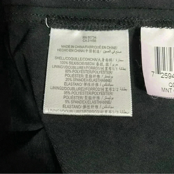 BCBGMaxazria Dress Women’s 02 Multicolor 100% Silk Strapless Mini Festive Party - Picture 4 of 6